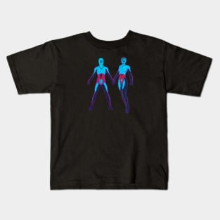 Tarantula couple Caribena versicolor Kids T-Shirt